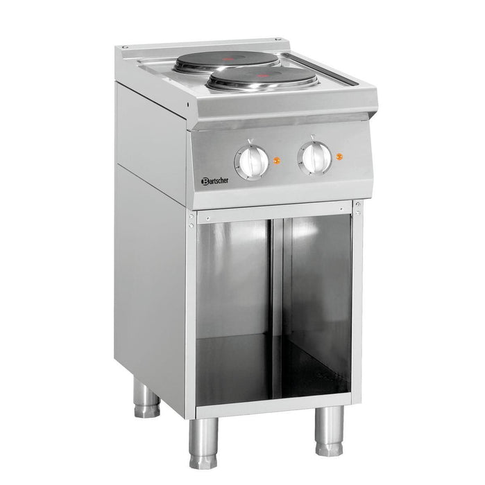 Bartscher - Bartscher Elektroherd 700, B400, 2PL, UO - GastroDeals