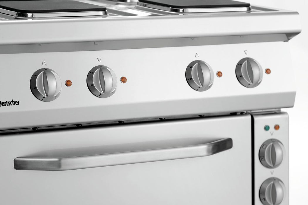 Bartscher - Bartscher Elektroherd 700, B800, 4 Pl, EBO - GastroDeals
