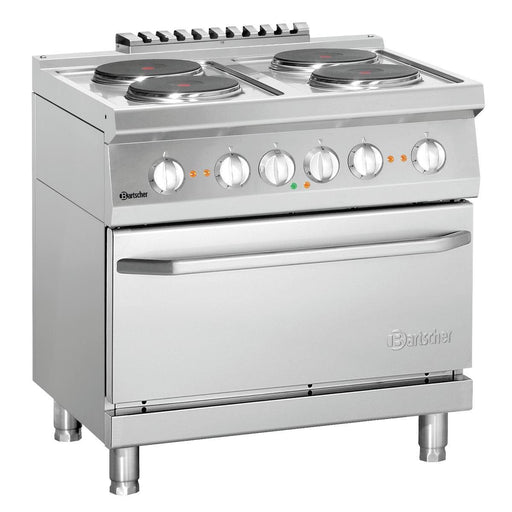 Bartscher - Bartscher Elektroherd 700, B800, 4PL, EBO - GastroDeals