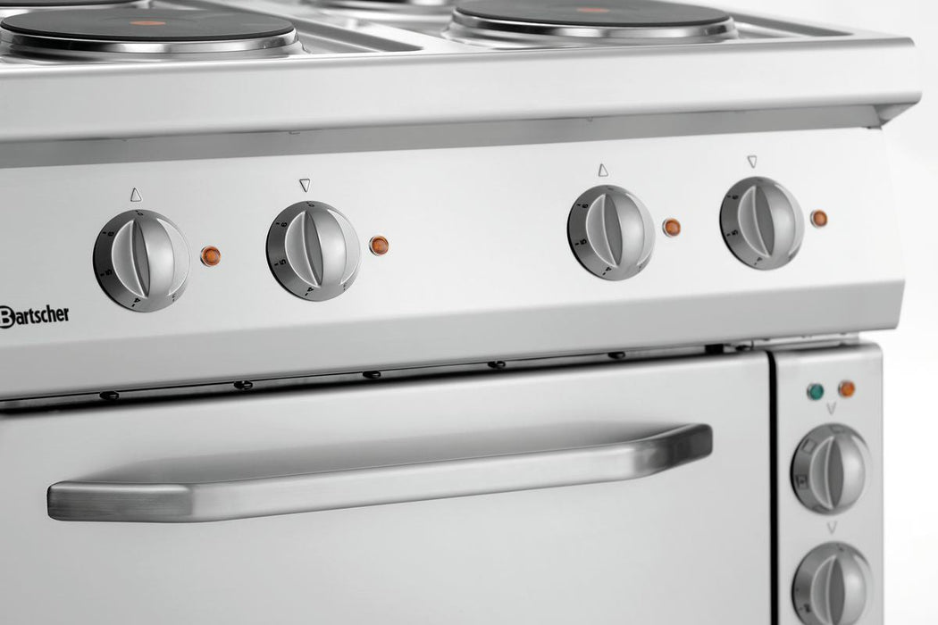 Bartscher - Bartscher Elektroherd 700, B800, 4PL, EBO - GastroDeals