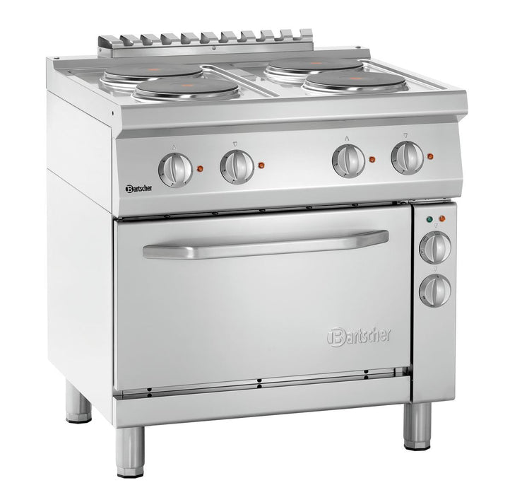 Bartscher - Bartscher Elektroherd 700, B800, 4PL, EBO - GastroDeals