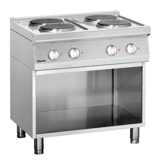 Bartscher - Bartscher Elektroherd 700, B800, 4PL, UO - GastroDeals