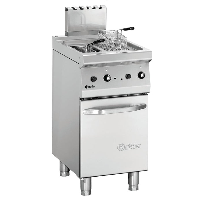 Bartscher - Bartscher Fritteuse Gas, 700, B400, 2x7L - GastroDeals