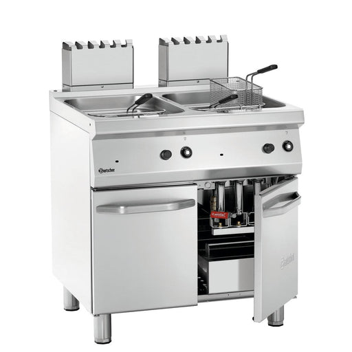 Bartscher - Bartscher Fritteuse Gas, 700, B800, 2x15L - GastroDeals