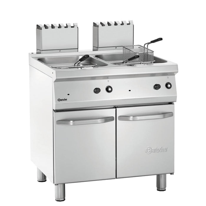 Bartscher - Bartscher Fritteuse Gas, 700, B800, 2x15L - GastroDeals