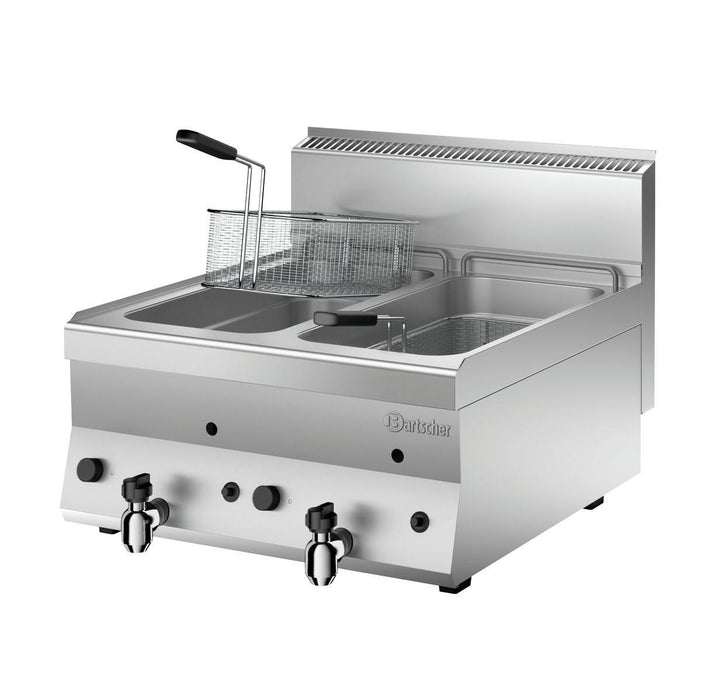 Bartscher - Bartscher Gas-Fritteuse 650, 2x8L, TG - GastroDeals