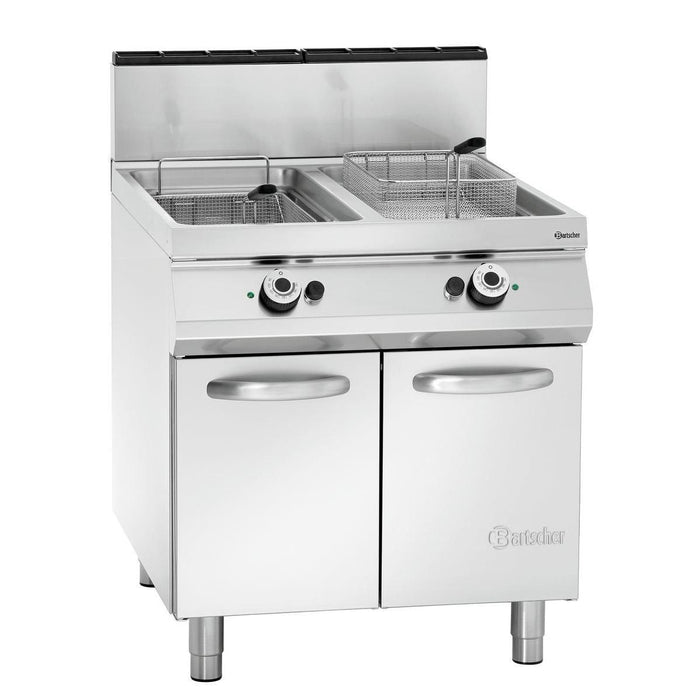 Bartscher - Bartscher Gas-Standfritteuse, 2 Becken - GastroDeals