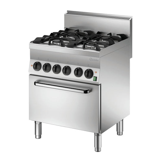 Bartscher - Bartscher Gasherd 650, B700, 4FL, EBO - GastroDeals
