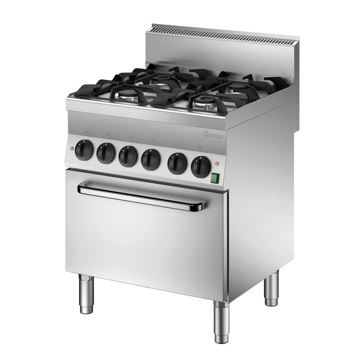 Bartscher - Bartscher Gasherd 650, B700, 4FL, EBO - GastroDeals
