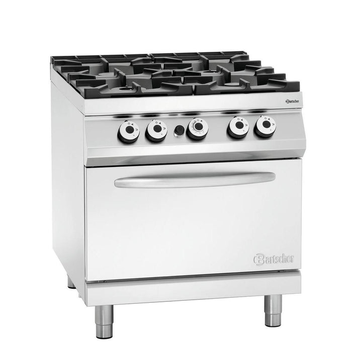 Bartscher - Bartscher Gasherd 900, B800, 4FL, GBO 2/1GN - GastroDeals