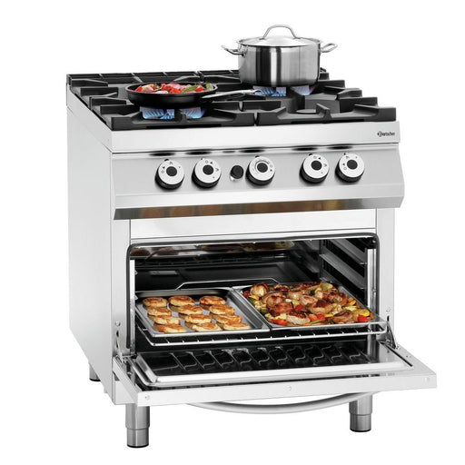 Bartscher - Bartscher Gasherd 900, B800, 4FL, GBO 2/1GN - GastroDeals