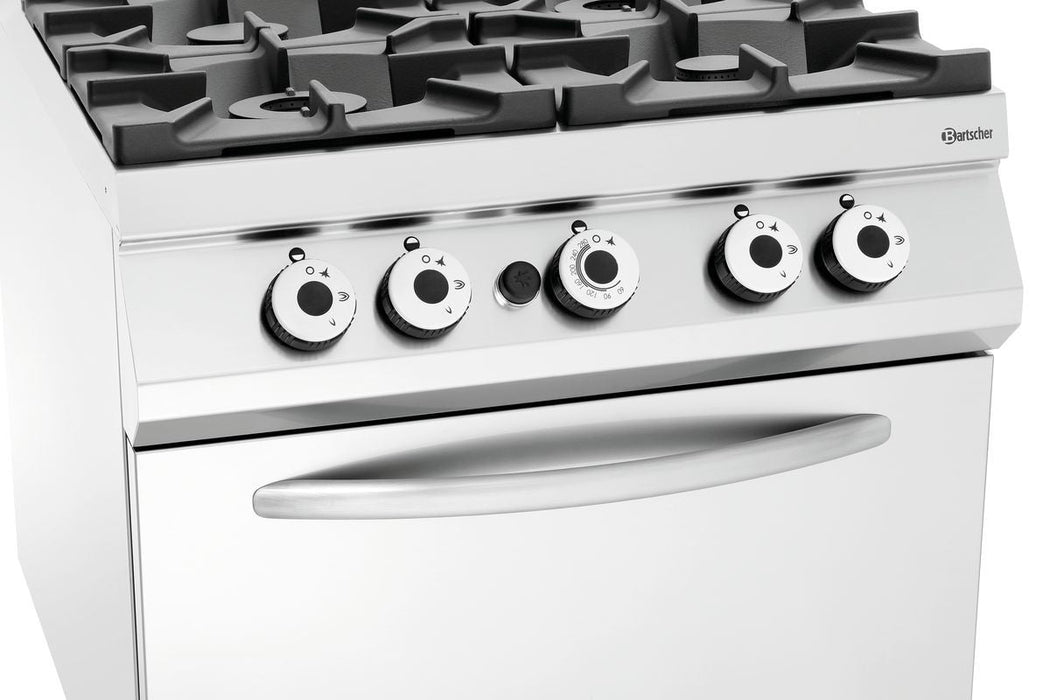 Bartscher - Bartscher Gasherd 900, B800, 4FL, GBO 2/1GN - GastroDeals