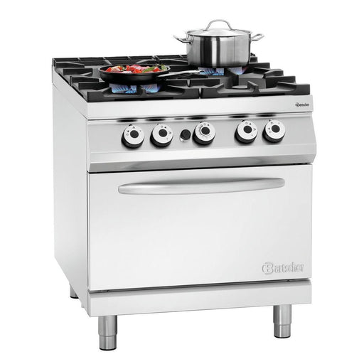 Bartscher - Bartscher Gasherd 900, B800, 4FL, GBO 2/1GN - GastroDeals