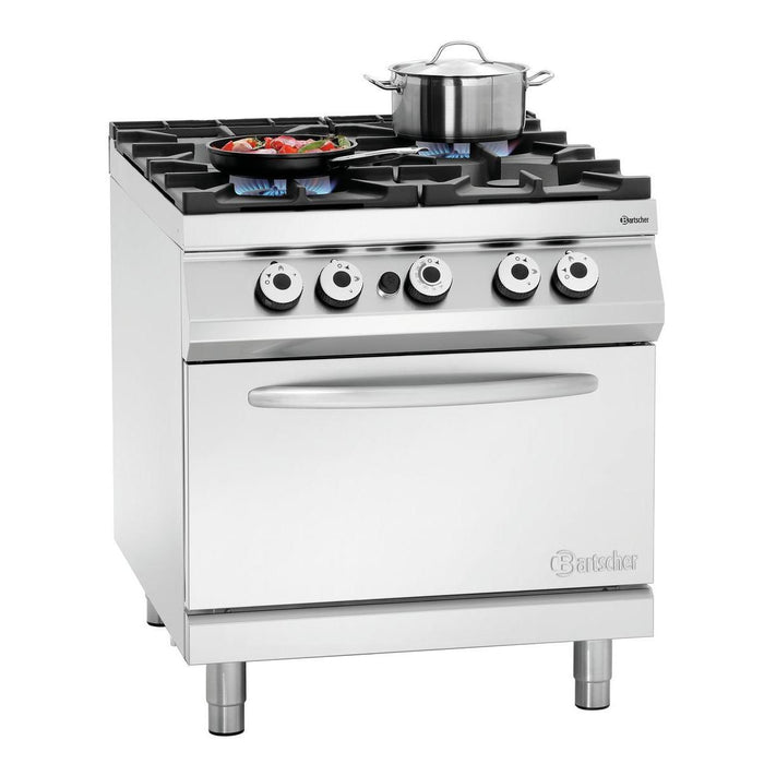 Bartscher - Bartscher Gasherd 900, B800, 4FL, GBO 2/1GN - GastroDeals