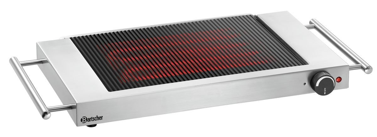 Bartscher - Bartscher Grillplatte GP1200, gerillt - GastroDeals
