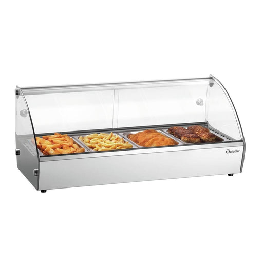 Bartscher - Bartscher Heiße Aufsatzvitrine R4 4 x 1/3 GN - GastroDeals