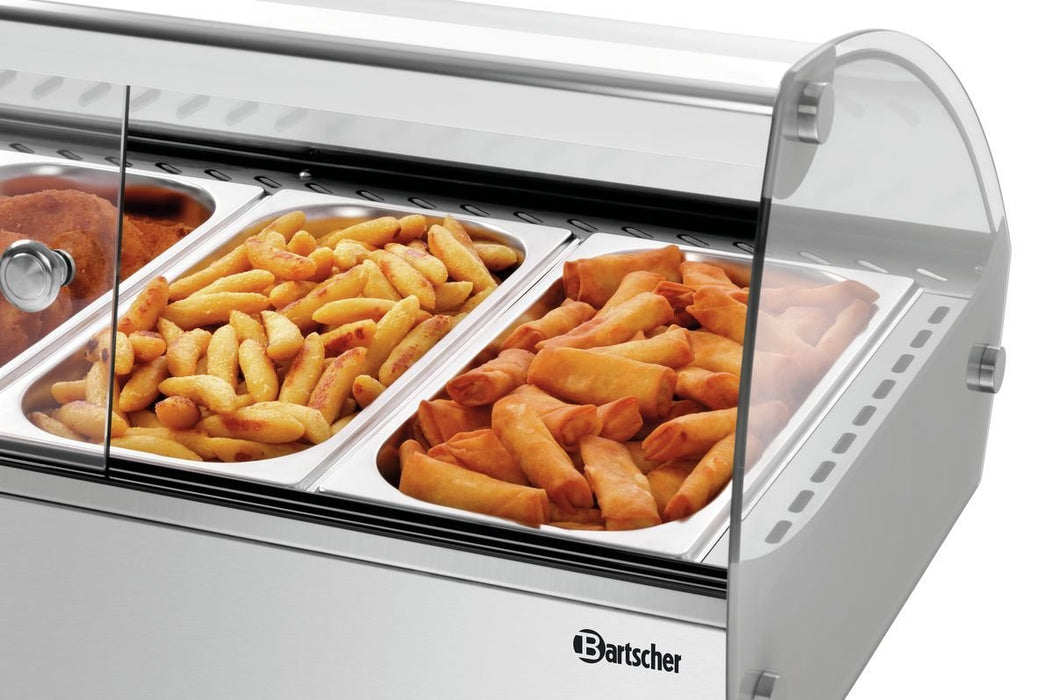 Bartscher - Bartscher Heiße Aufsatzvitrine R6 6 x 1/3 GN - GastroDeals