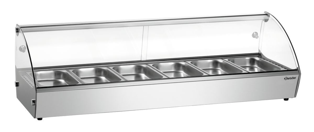 Bartscher - Bartscher Heiße Aufsatzvitrine R6 6 x 1/3 GN - GastroDeals