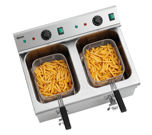 Bartscher - Bartscher Induktions-Fritteuse 2x8L Plus - GastroDeals