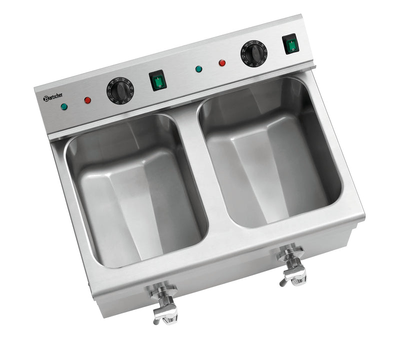 Bartscher - Bartscher Induktions-Fritteuse 2x8L Plus - GastroDeals