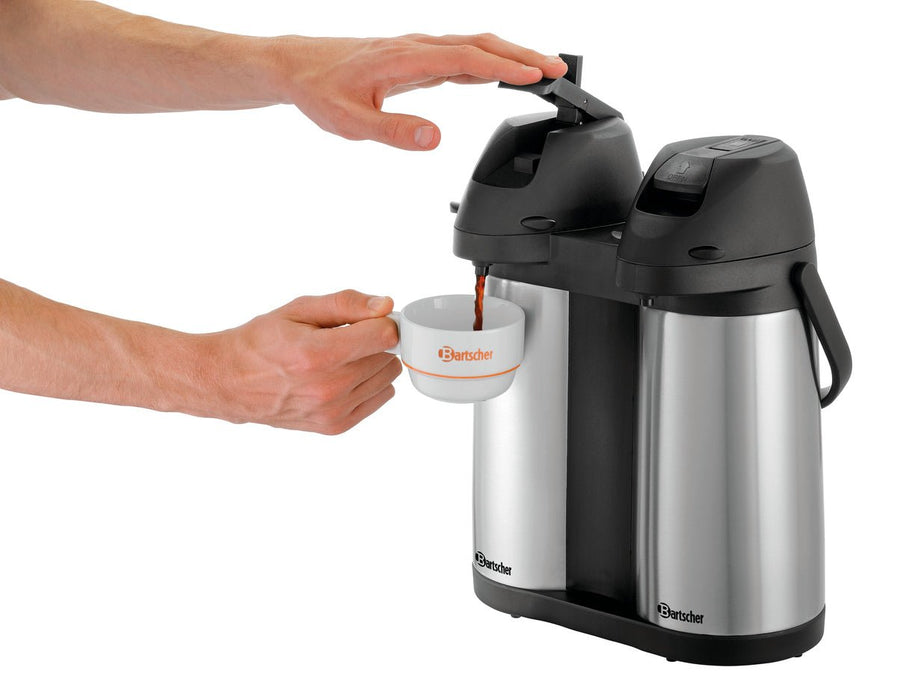 Bartscher - Bartscher Isolierpumpkanne Duo 1,9L-ST - GastroDeals