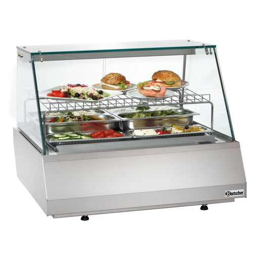 Bartscher - Bartscher Kalte Theke 2/1 GN, Kantglas - GastroDeals