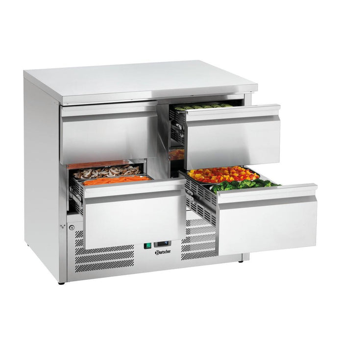 Bartscher - Bartscher Mini-Kühltisch 900S4 - GastroDeals
