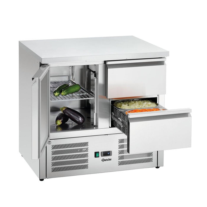 Bartscher - Bartscher Mini-Kühltisch 900T1S2 - GastroDeals
