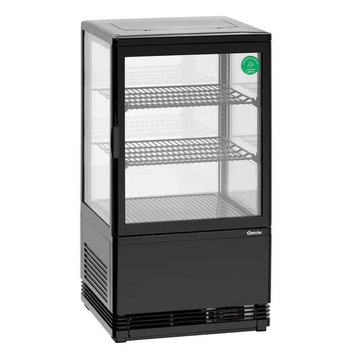 Bartscher - Bartscher Mini-Kühlvitrine 58L-SW - GastroDeals