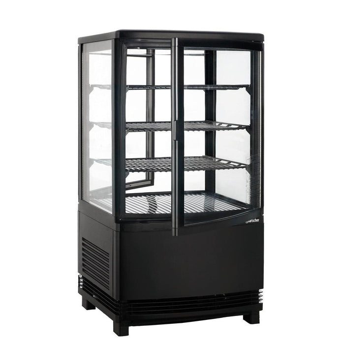 Bartscher - Bartscher Mini-Kühlvitrine 58L-SW - GastroDeals