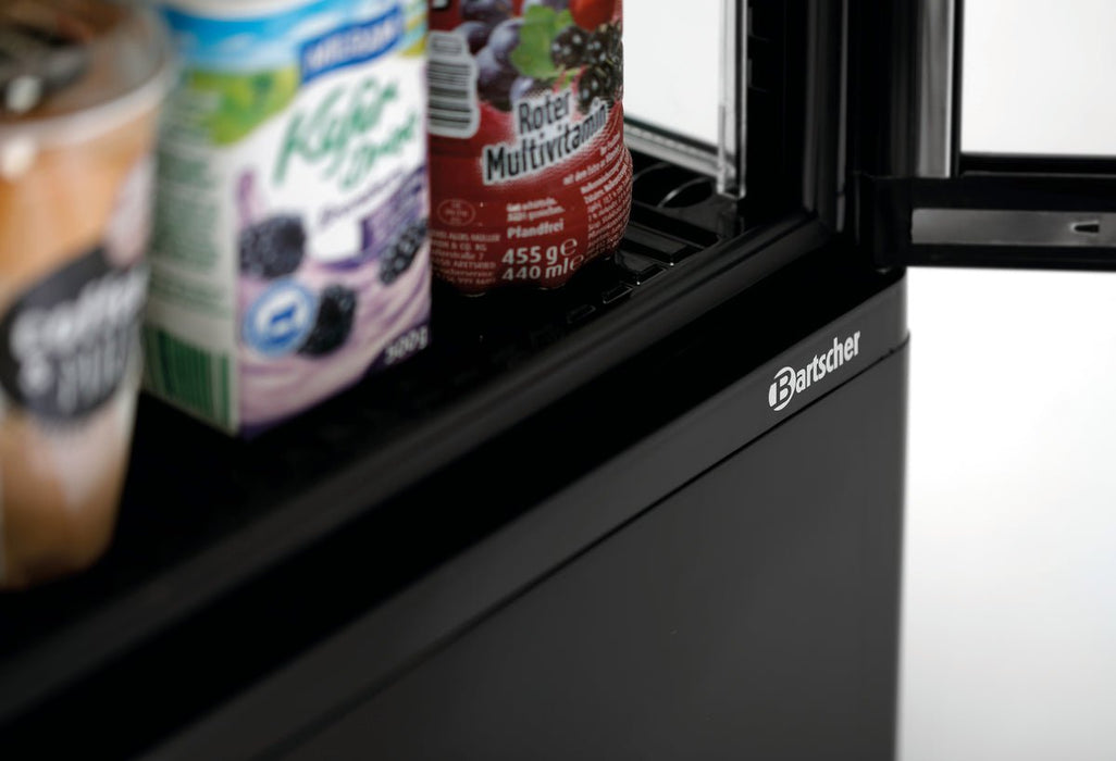 Bartscher - Bartscher Mini-Kühlvitrine 58L-SW - GastroDeals
