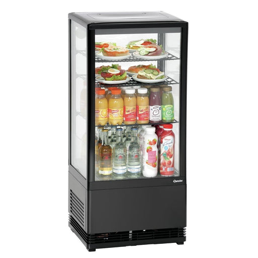 Bartscher - Bartscher Mini-Kühlvitrine 78L, schwarz - GastroDeals