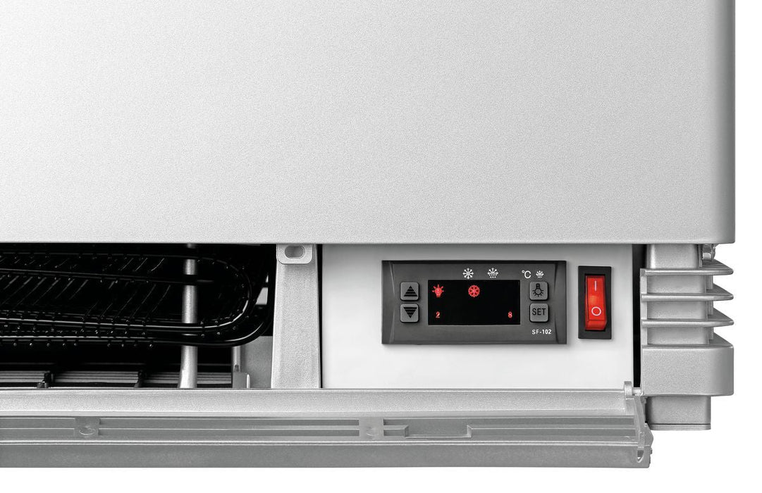 Bartscher - Bartscher Mini-Kühlvitrine 78L, silber - GastroDeals