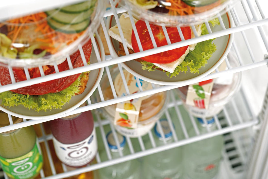 Bartscher - Bartscher Mini-Kühlvitrine 78L, weiß - GastroDeals
