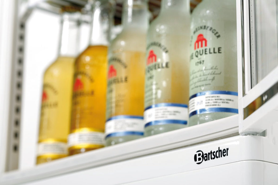 Bartscher - Bartscher Mini-Kühlvitrine 78L, weiß - GastroDeals
