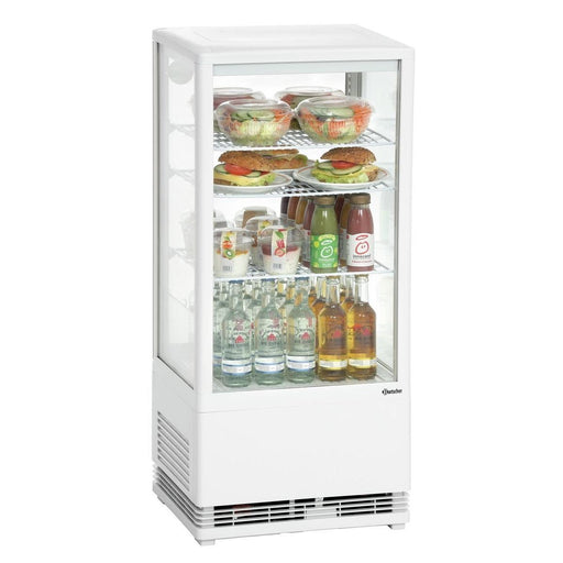 Bartscher - Bartscher Mini-Kühlvitrine 78L, weiß - GastroDeals