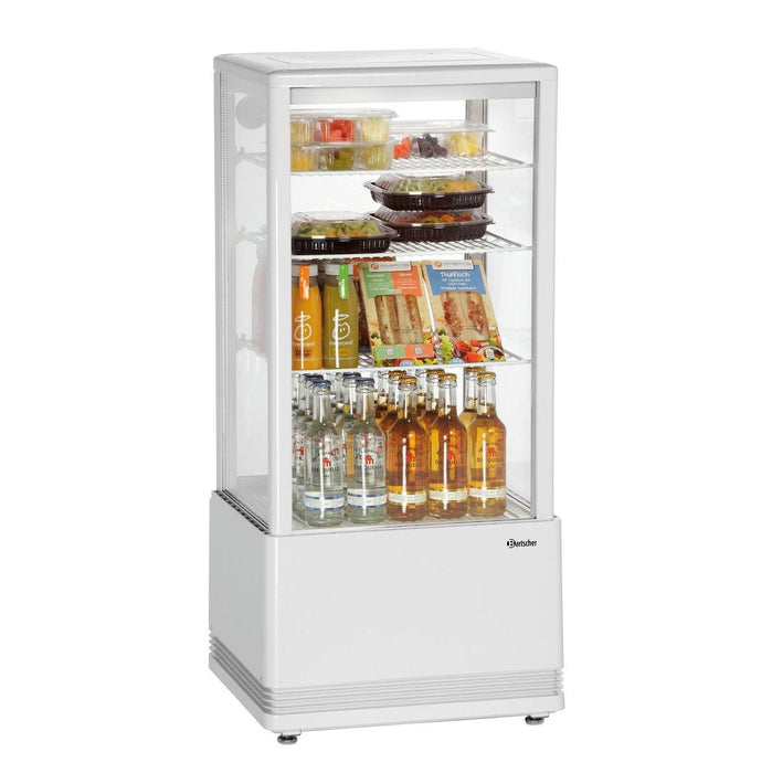 Bartscher - Bartscher Mini-Kühlvitrine 78L-WE/L - GastroDeals