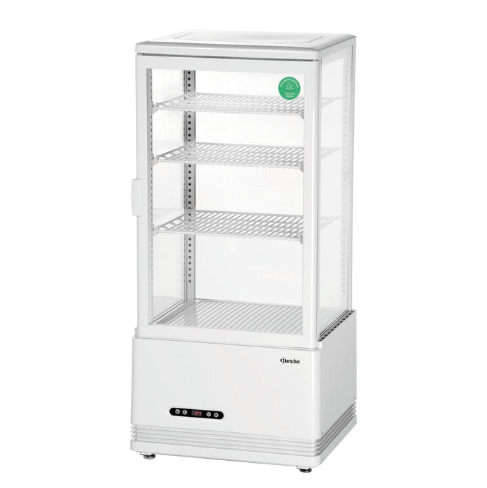 Bartscher - Bartscher Mini-Kühlvitrine 78L-WE/L - GastroDeals