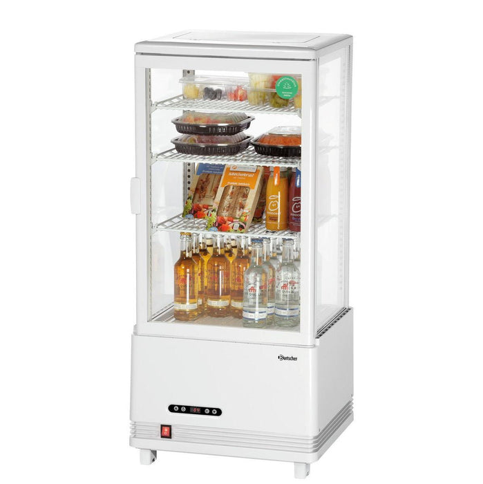 Bartscher - Bartscher Mini-Kühlvitrine 78L-WE/L - GastroDeals