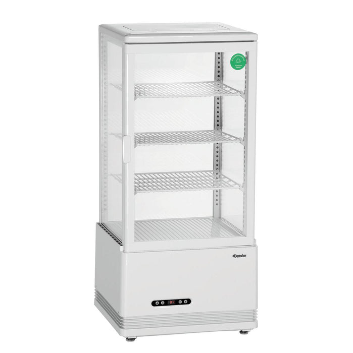 Bartscher - Bartscher Mini-Kühlvitrine 78L-WE/L - GastroDeals