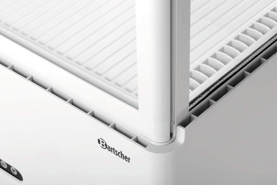 Bartscher - Bartscher Mini-Kühlvitrine 78L-WE/L - GastroDeals