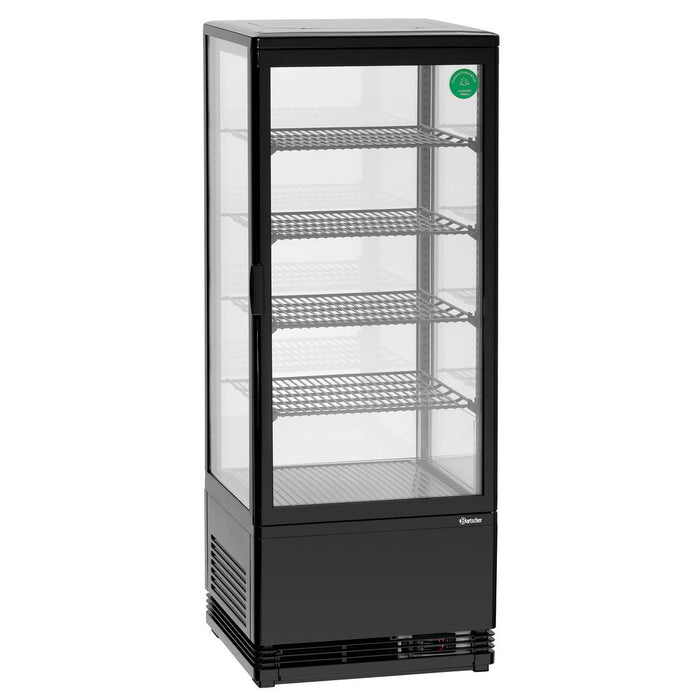 Bartscher - Bartscher Mini-Kühlvitrine 98L-SW - GastroDeals