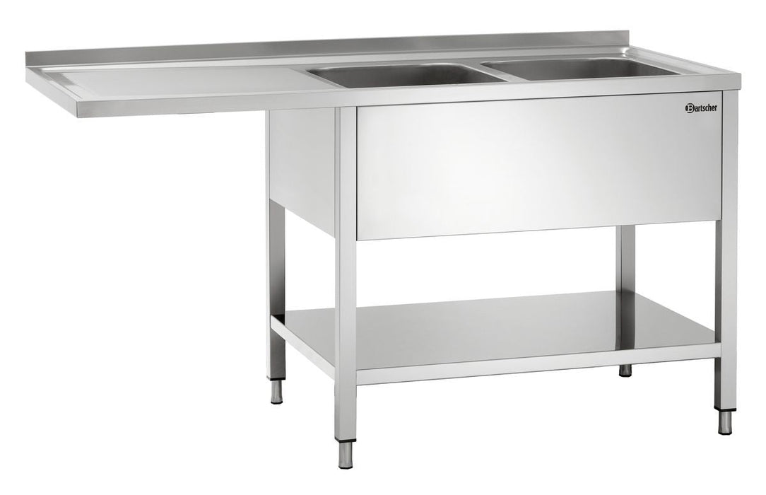 Bartscher - Bartscher Spülcenter 700, B1600 2 Becken RE - GastroDeals