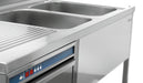 Bartscher - Bartscher Spülcenter 700, B1600 2 Becken RE - GastroDeals