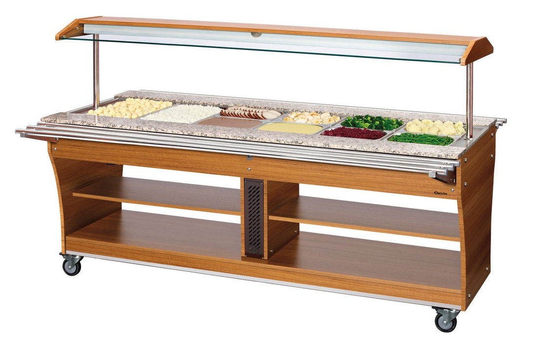 Bartscher - Bartscher Tablettrutsche, 1 Stück, 6x 1/1 GN - GastroDeals