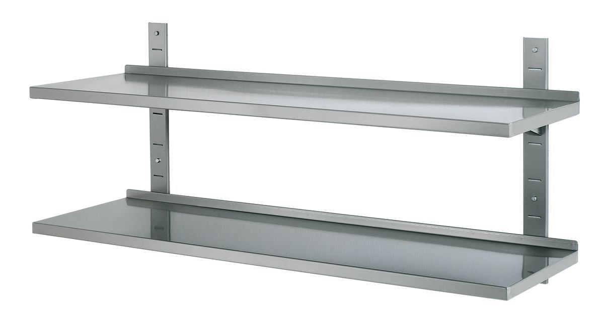 Bartscher - Bartscher Wandregal Set, 1200x355 komplett - GastroDeals