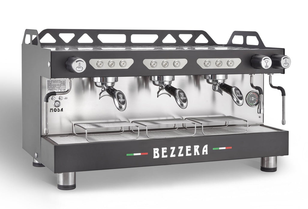 Bezzera - Bezzera Moda DE 3-Gruppig matt schwarz - GastroDeals
