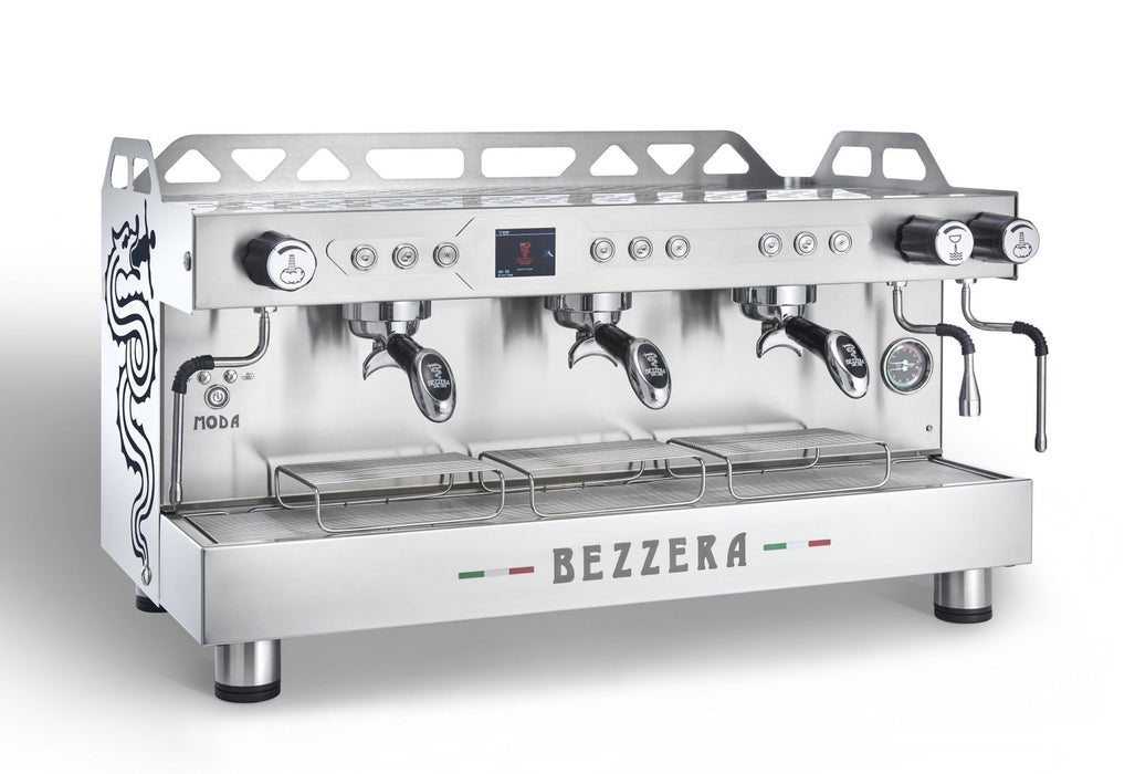 Bezzera - Bezzera Moda Pid Display 3-Gruppig Edelstahl - GastroDeals