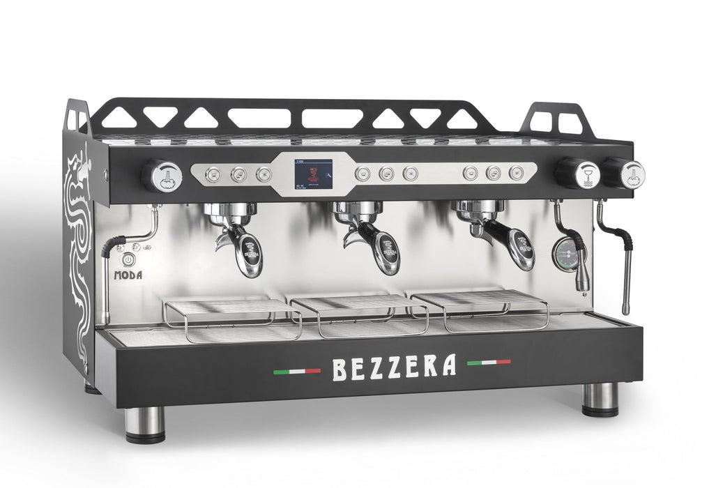 Bezzera - Bezzera Moda Pid Display 3-Gruppig matt schwarz - GastroDeals