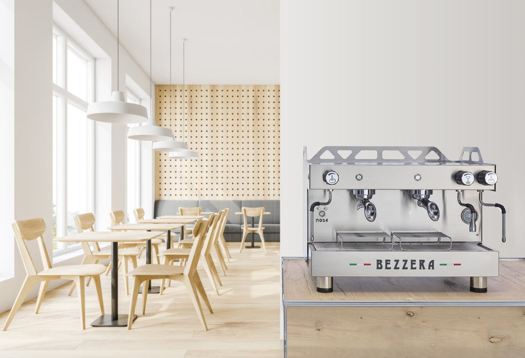 Bezzera - Bezzera Moda PM 2-Gruppig Edelstahl - GastroDeals